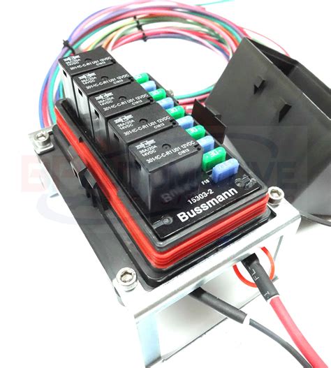 universal waterproof relay fuse distribution box|12v fuse block with relay.